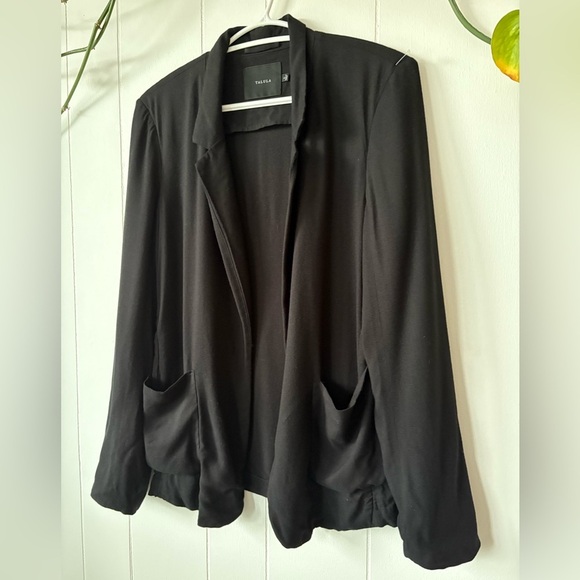 Talula Kent Black Blazer Open Front | Size 4 - Picture 4 of 6